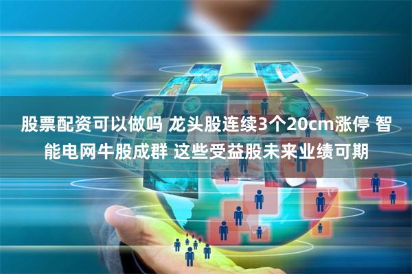 股票配资可以做吗 龙头股连续3个20cm涨停 智能电网牛股成群 这些受益股未来业绩可期