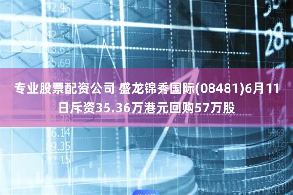 专业股票配资公司 盛龙锦秀国际(08481)6月11日斥资35.36万港元回购57万股